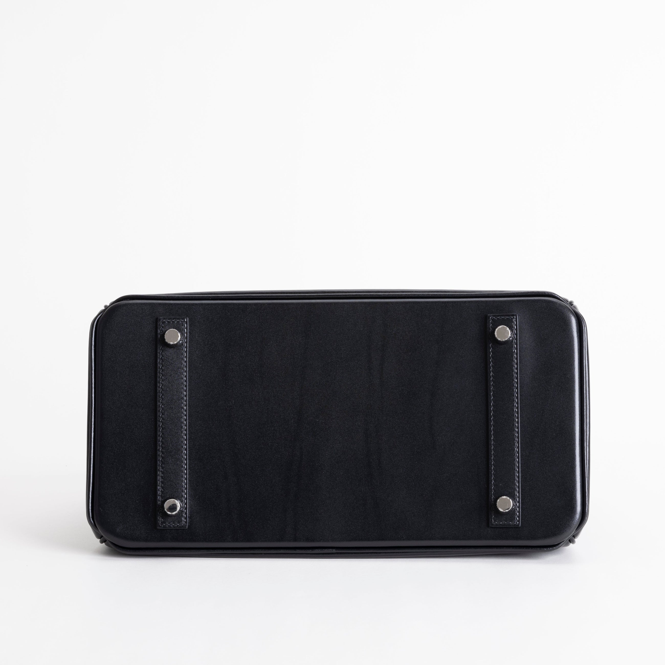 BIRKIN 30 BLACK BOX CALF LEATHER WITH PALLADIUM HARDWARE (PHW)