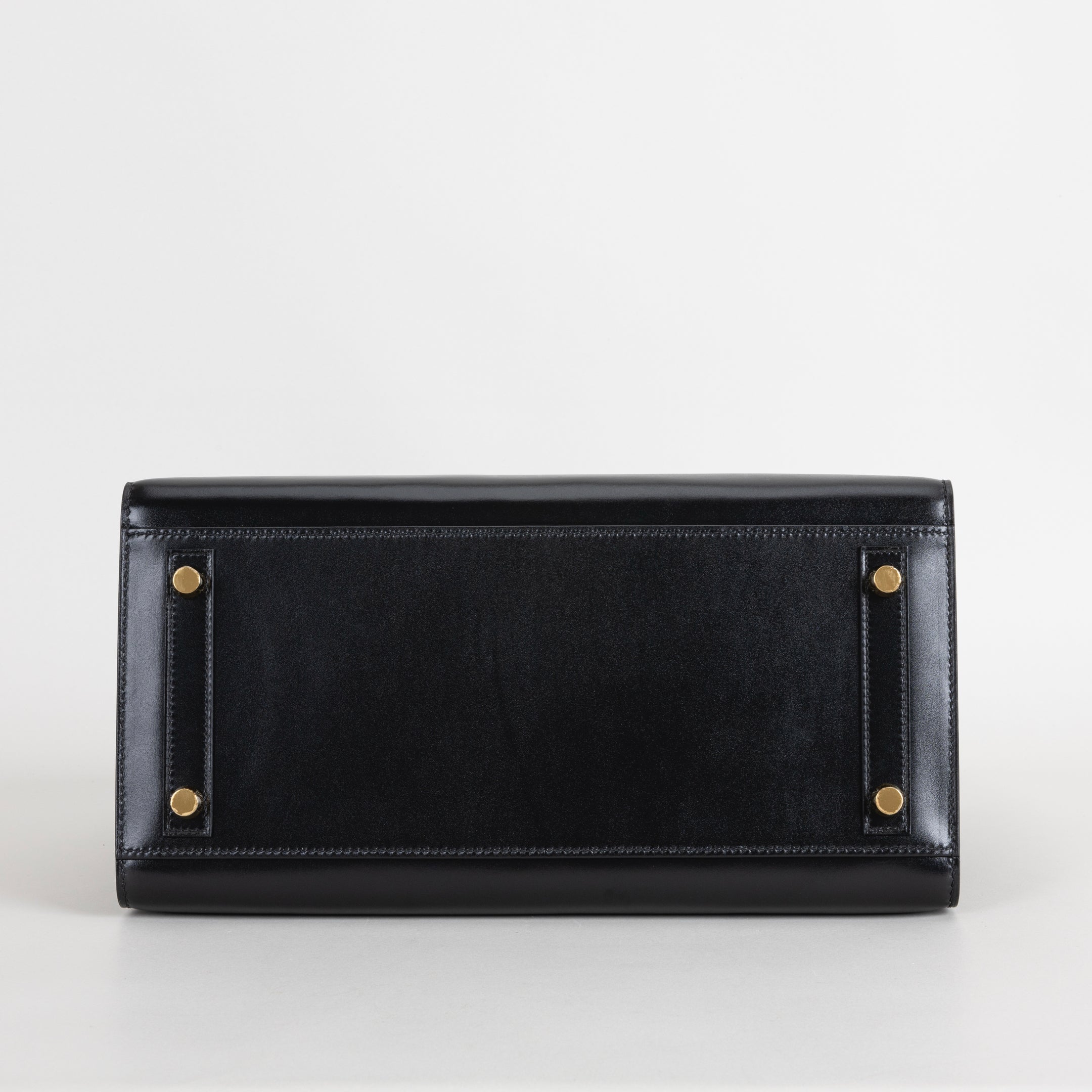 BIRKIN 30 (SELLIER SHAPE) BLACK BOX CALF LEATHER WITH GOLD HARDWARE (GHW)