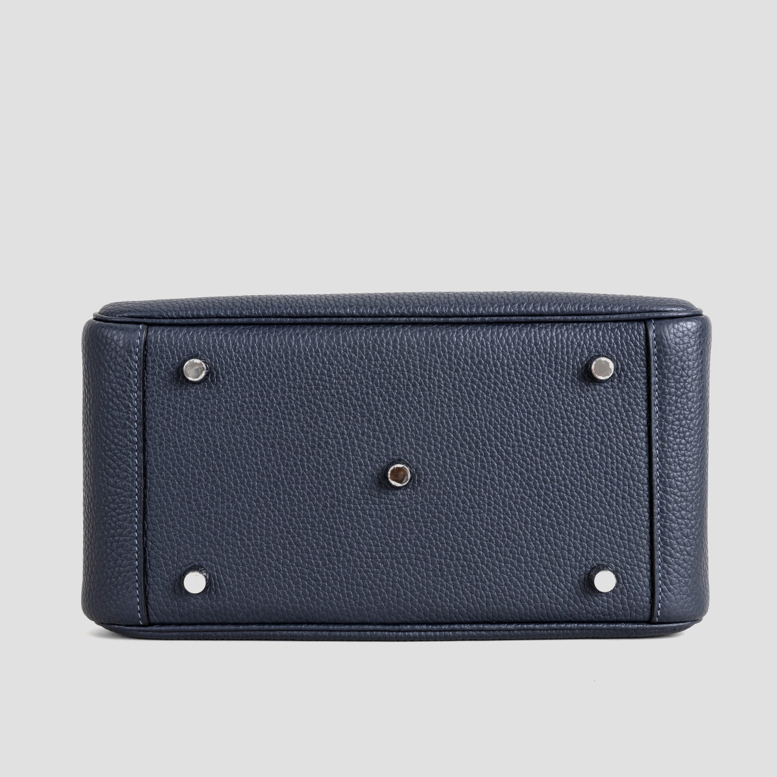 LINDY 26 CLEMENCE LEATHER BLEU NUIT WITH PALLADIUM HARDWARE (PHW)