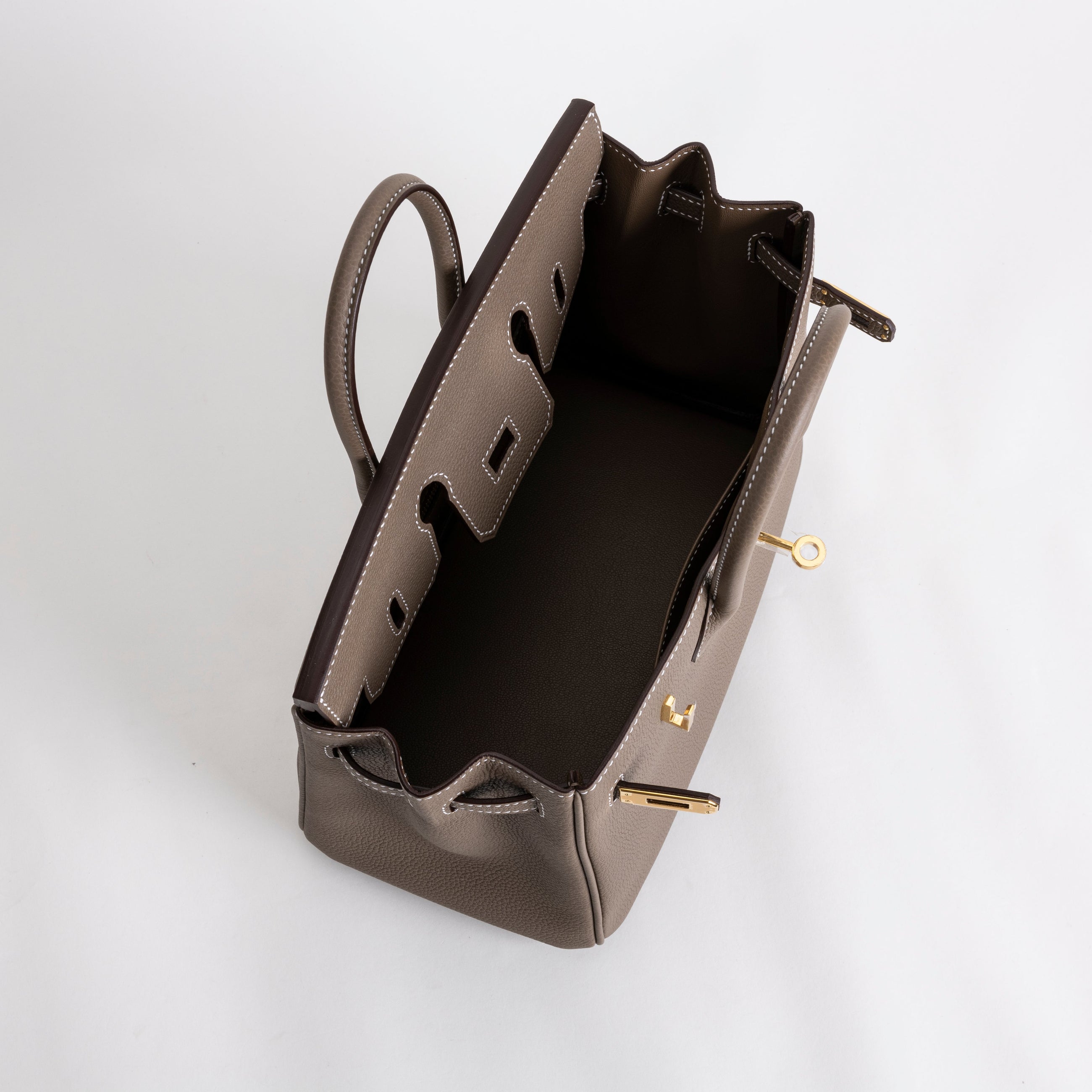 BIRKIN 25 TOGO LEATHER ETOUPE WITH GOLD HARDWARE (GHW)