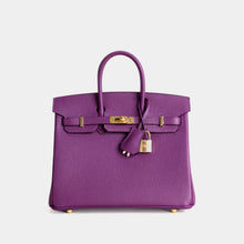 BIRKIN 25 EPSOM LEATHER ANEMONE WITH GOLD HARDWARE (GHW)