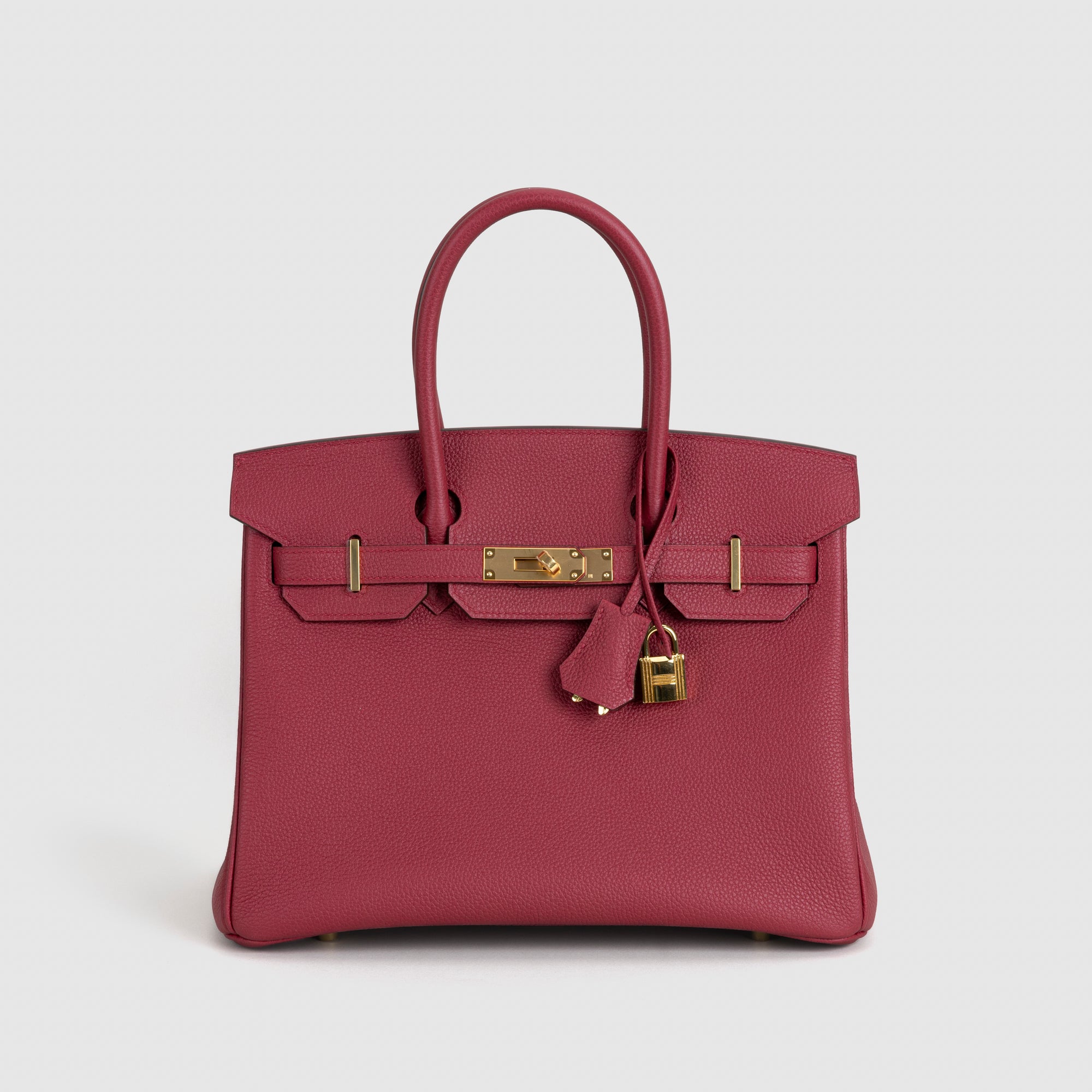 BIRKIN 30 TOGO LEATHER ROUGE GRENAT WITH GOLD HARDWARE (GHW)
