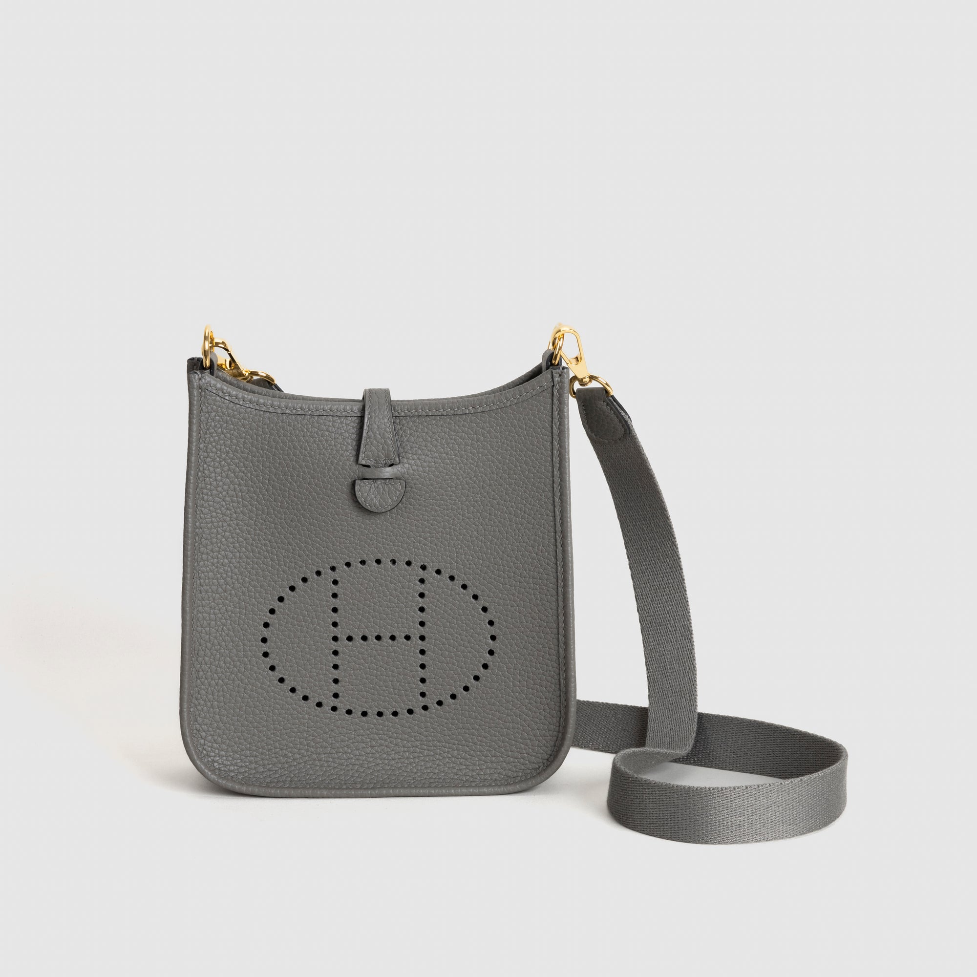 MINI EVELYNE (TPM) CLEMENCE LEATHER ETAIN WITH GOLD HARDWARE (GHW)