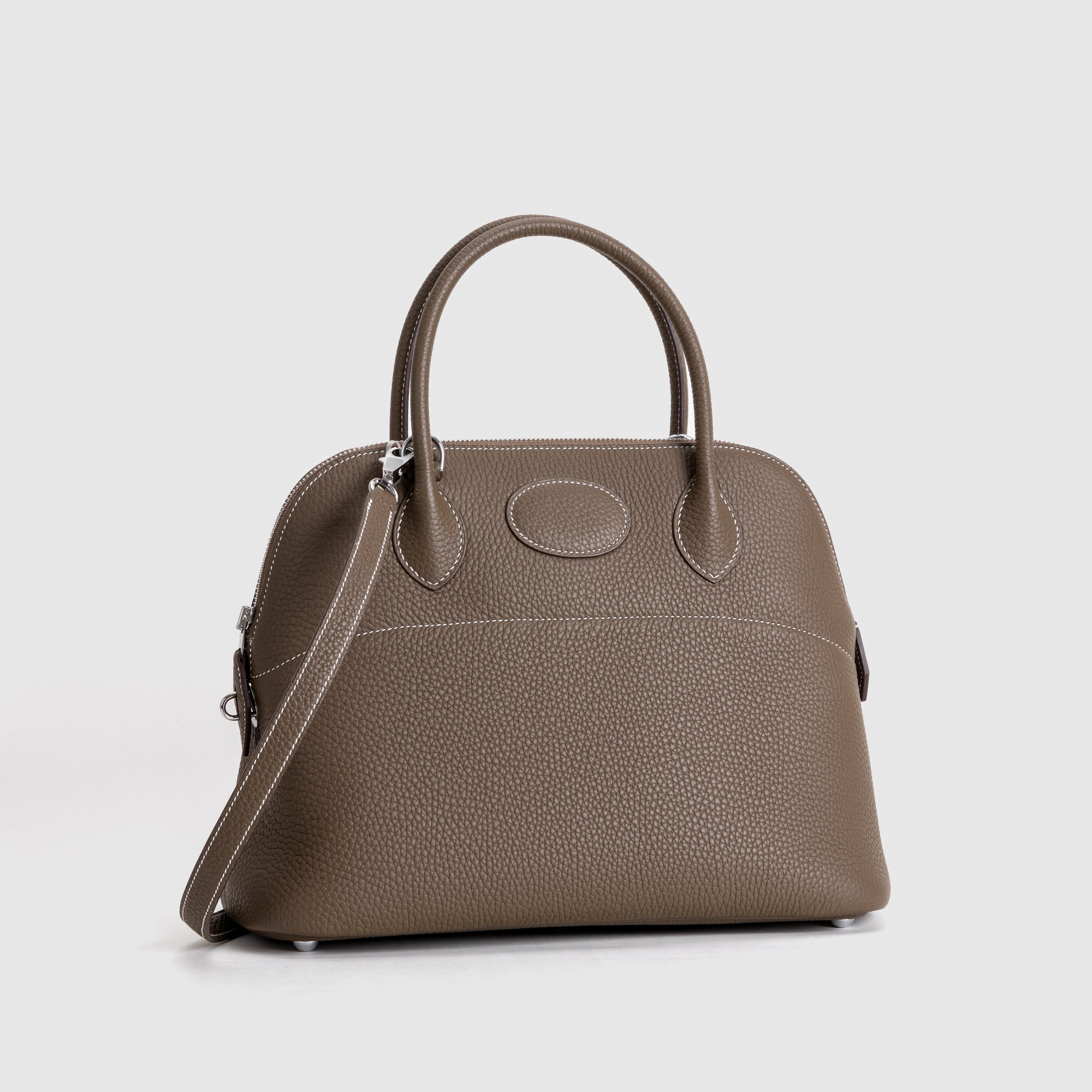 BOLIDE 31 CLEMENCE LEATHER ETOUPE WITH PALLADIUM HARDWARE (PHW)