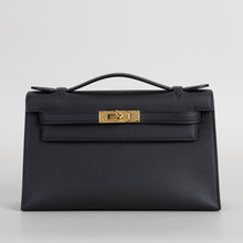 KELLY POCHETTE SWIFT LEATHER NOIR (BLACK) WITH GOLD HARDWARE (GHW)