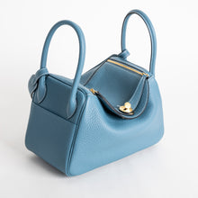 LINDY 26 CLEMENCE LEATHER BLEU JEAN WITH GOLD HARDWARE (GHW)