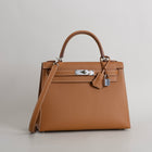 KELLY 28 EPSOM LEATHER GOLD WITH PALLADIUM HARDWARE (PHW)