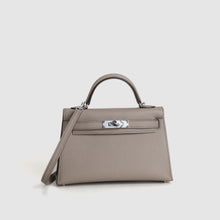 MINI KELLY II (20) EPSOM LEATHER GRIS ASPHALTE WITH PALLADIUM HARDWARE (PHW)