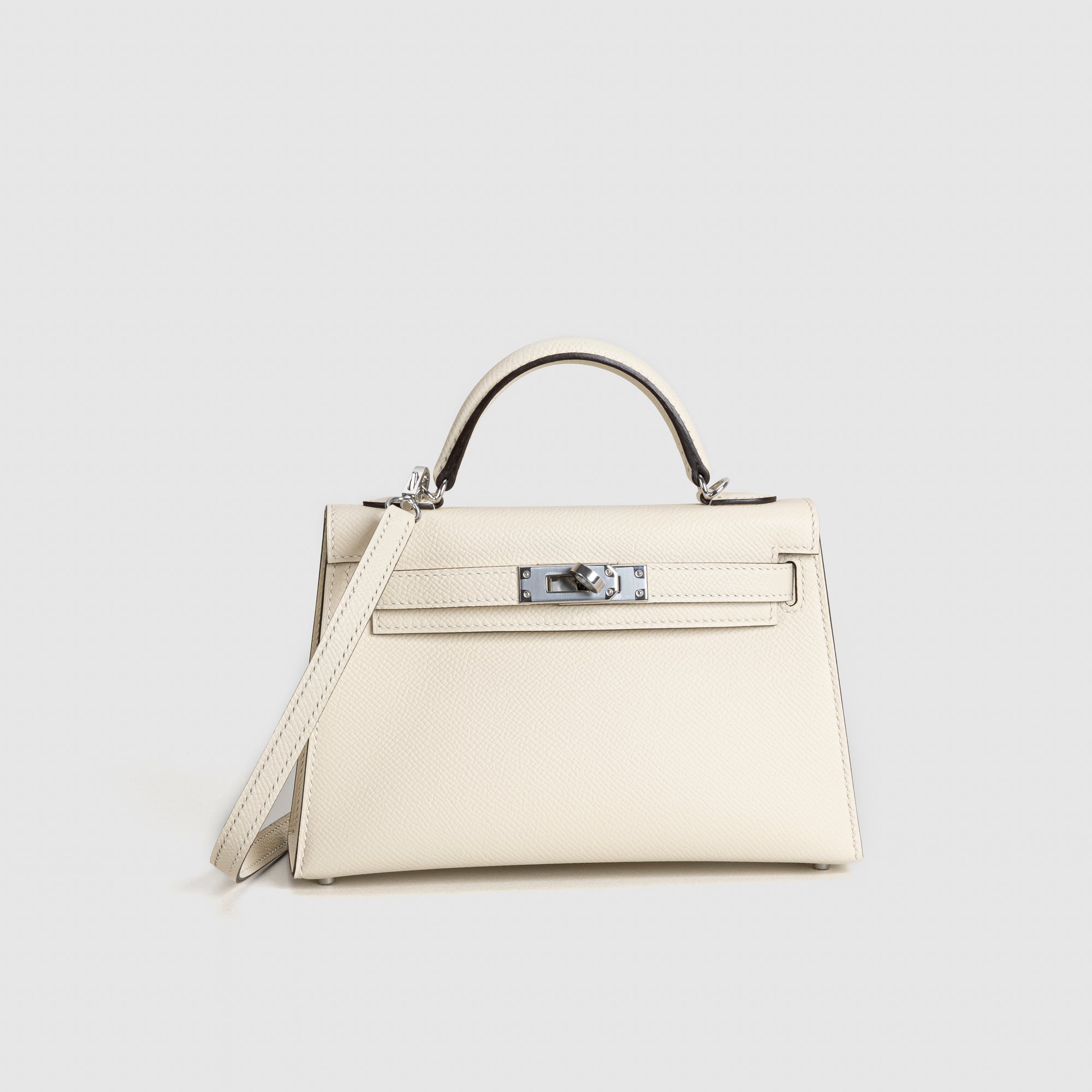 MINI KELLY II (20) EPSOM LEATHER NATA WITH PALLADIUM HARDWARE (PHW)