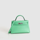 MINI KELLY II (20) CHEVRE LEATHER COMICS WITH PALLADIUM HARDWARE (PHW)