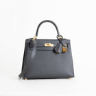 KELLY 25 EPSOM LEATHER NOIR (BLACK) WITH GOLD HARDWARE (GHW)