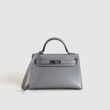 MINI KELLY II (20) CHAMKILLIGHT CHÈVRE LEATHER GRIS ARGENTE WITH PALLADIUM HARDWARE (PHW)