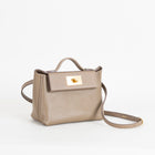 24/24 (MINI) EVERCOLOR & SWIFT LEATHER BEIGE DE WEIMAR WITH GOLD HARDWARE (GHW)