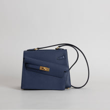 KELLY DESORDRE EPSOM LEATHER BLEU ABYSSE WITH GOLD HARDWARE (GHW)