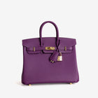 BIRKIN 25 EPSOM LEATHER ANEMONE WITH GOLD HARDWARE (GHW)