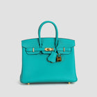 BIRKIN 25 TOGO LEATHER BLEU PAON WITH GOLD HARDWARE (GHW)