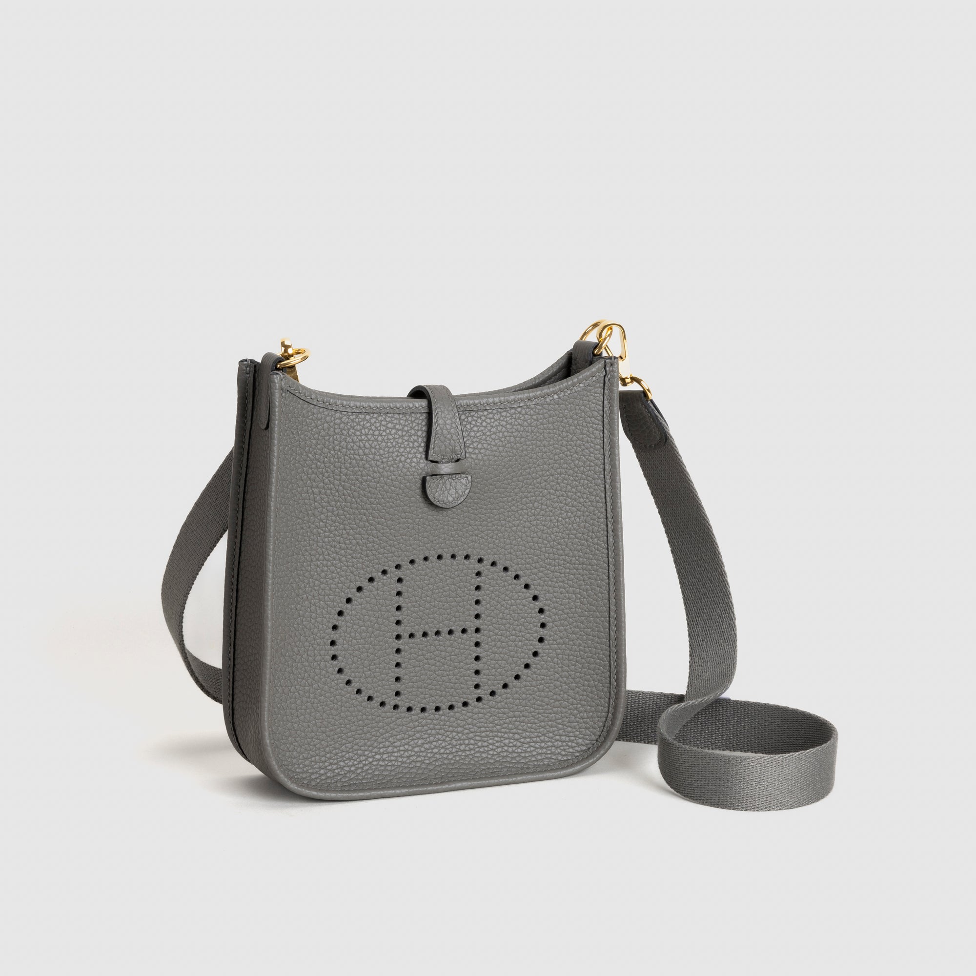 MINI EVELYNE (TPM) CLEMENCE LEATHER ETAIN WITH GOLD HARDWARE (GHW)