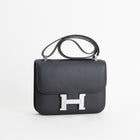 CONSTANCE 24 EPSOM LEATHER NOIR (BLACK) WITH PALLADIUM HARDWARE (PHW)