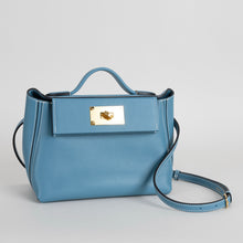 24/24 (MINI) EVERCOLOR & SWIFT LEATHER BLEU JEAN WITH GOLD HARDWARE (GHW)