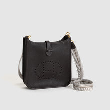 MINI EVELYNE (TPM) CLEMENCE LEATHER EBENE WITH GOLD HARDWARE (GHW)