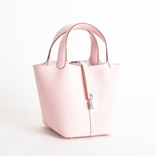 PICOTIN 18 LOCK CLEMENCE LEATHER ROSE SAKURA WITH PALLADIUM HARDWARE (PHW)