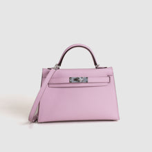 MINI KELLY II (20) EPSOM LEATHER MAUVE SYLVESTRE WITH PALLADIUM HARDWARE (PHW)