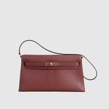 KELLY ELAN CHEVRE LEATHER ROUGE H WITH ROSE GOLD HARDWARE (RGHW)