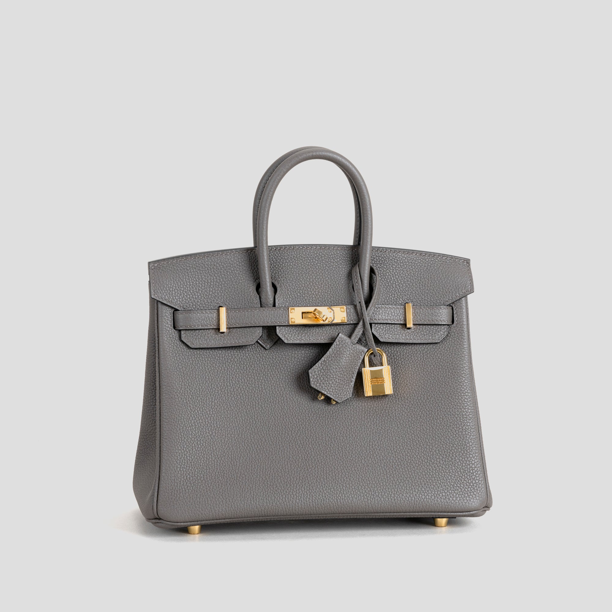BIRKIN 25 TOGO LEATHER ETAIN WITH GOLD HARDWARE (GHW)