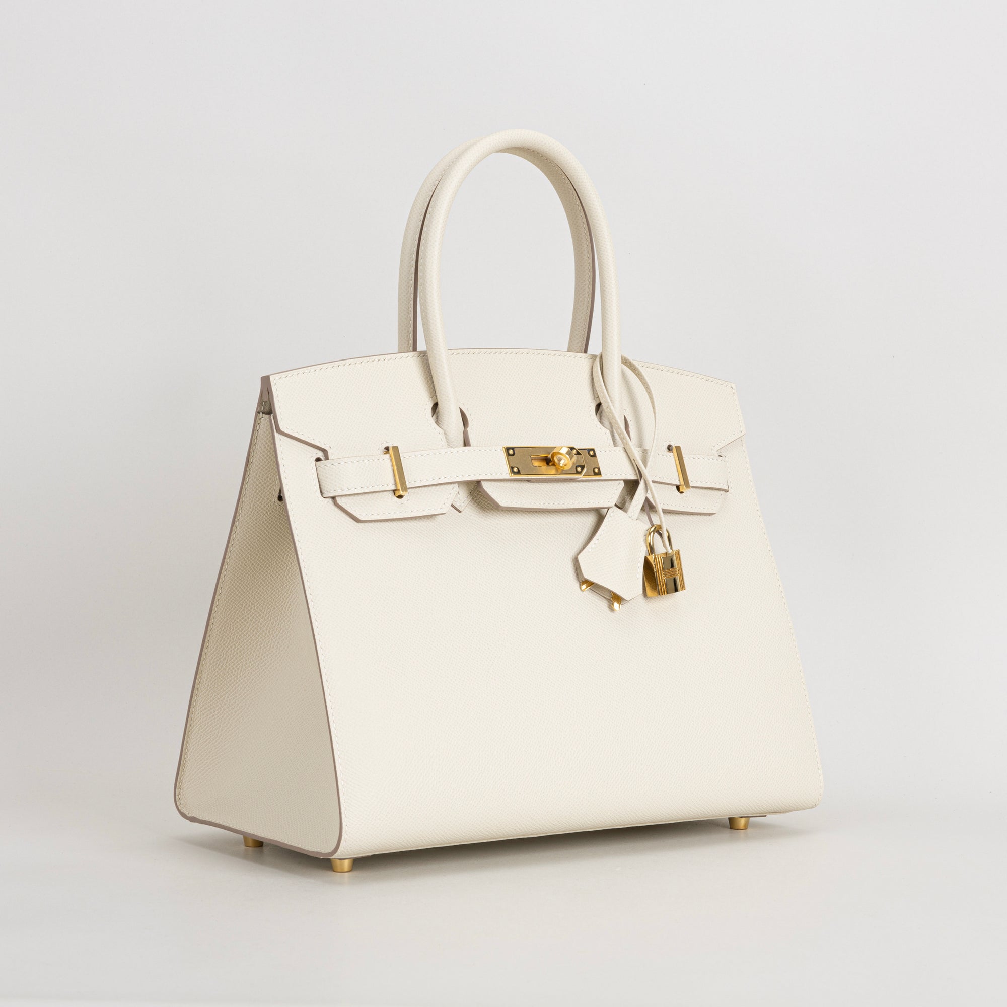 BIRKIN 30 (SELLIER SHAPE) EPSOM LEATHER CRAIE WITH GOLD HARDWARE (GHW)