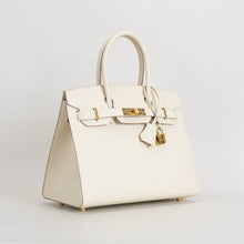 BIRKIN 30 (SELLIER SHAPE) EPSOM LEATHER CRAIE WITH GOLD HARDWARE (GHW)