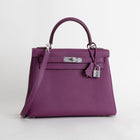 KELLY 28 TOGO LEATHER ANEMONE WITH PALLADIUM HARDWARE (PHW)