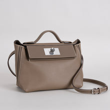 24/24 (MINI) EVERCOLOR & SWIFT LEATHER ETOUPE WITH PALLADIUM HARDWARE (PHW)