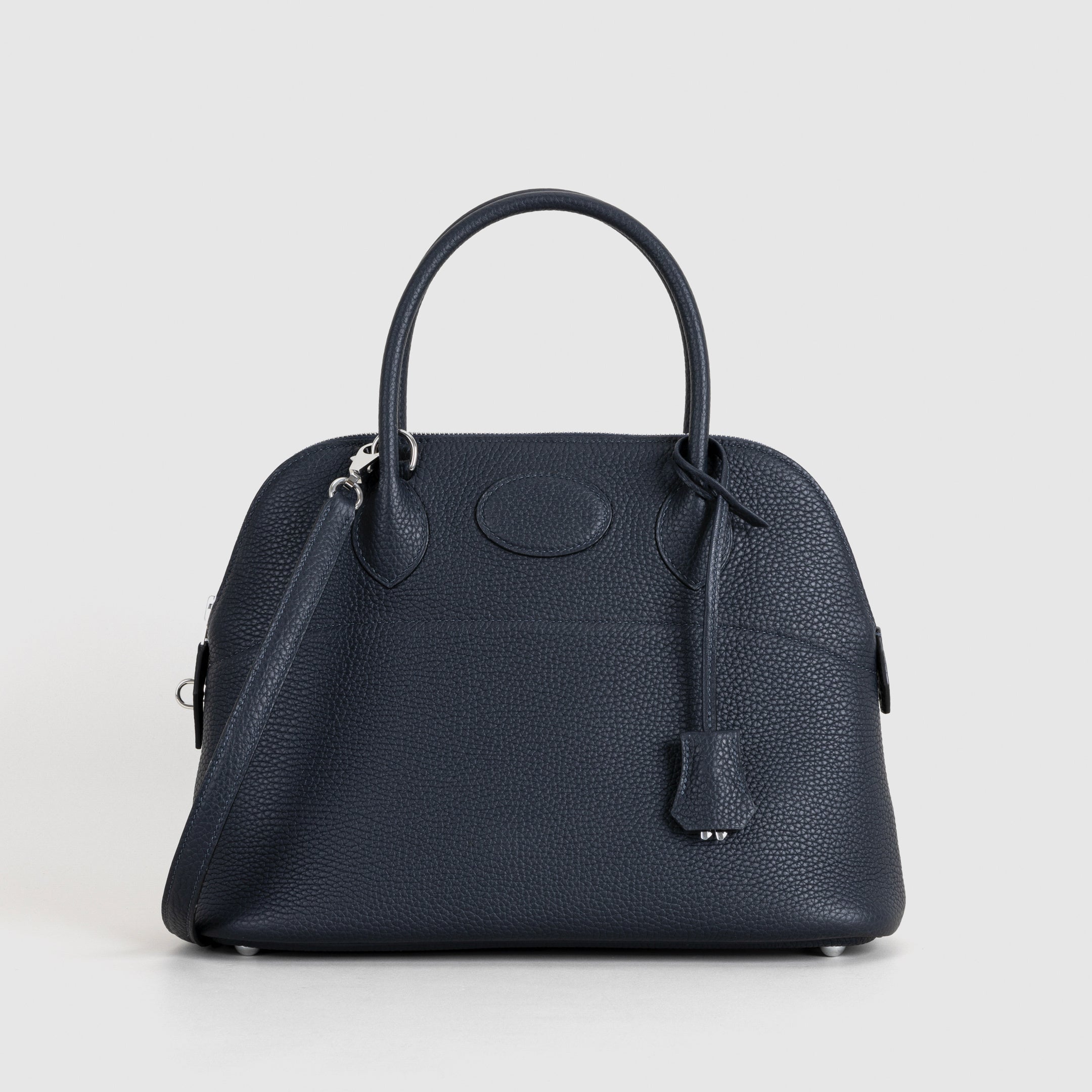 BOLIDE 31 CLEMENCE LEATHER BLEU NUIT WITH PALLADIUM HARDWARE (PHW)