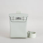 HAC A DOS TOGO LEATHER GRIS NEVE WITH PALLADIUM HARDWARE (PHW)