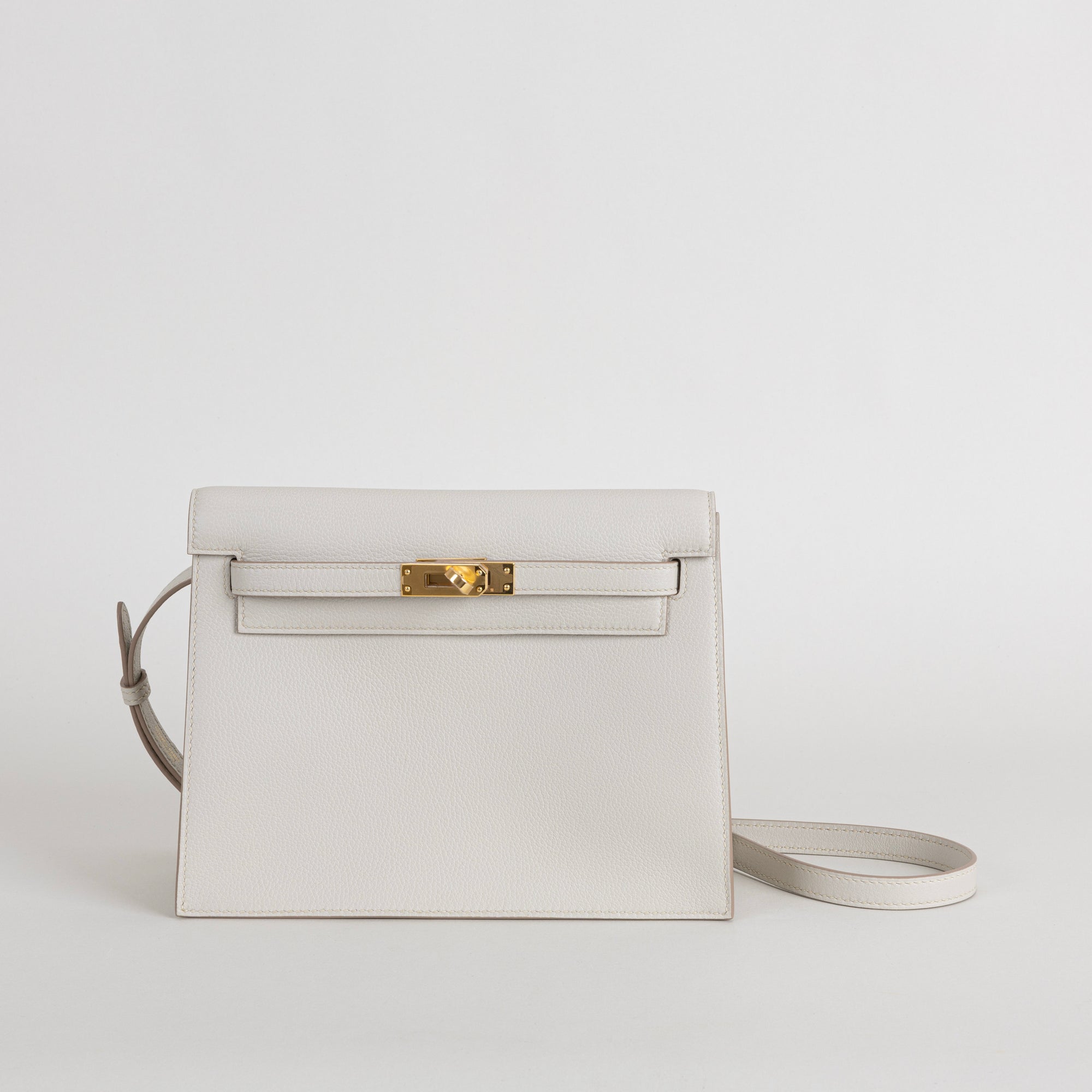 KELLY DANSE EVERCOLOR LEATHER CRAIE WITH GOLD HARDWARE (GHW)