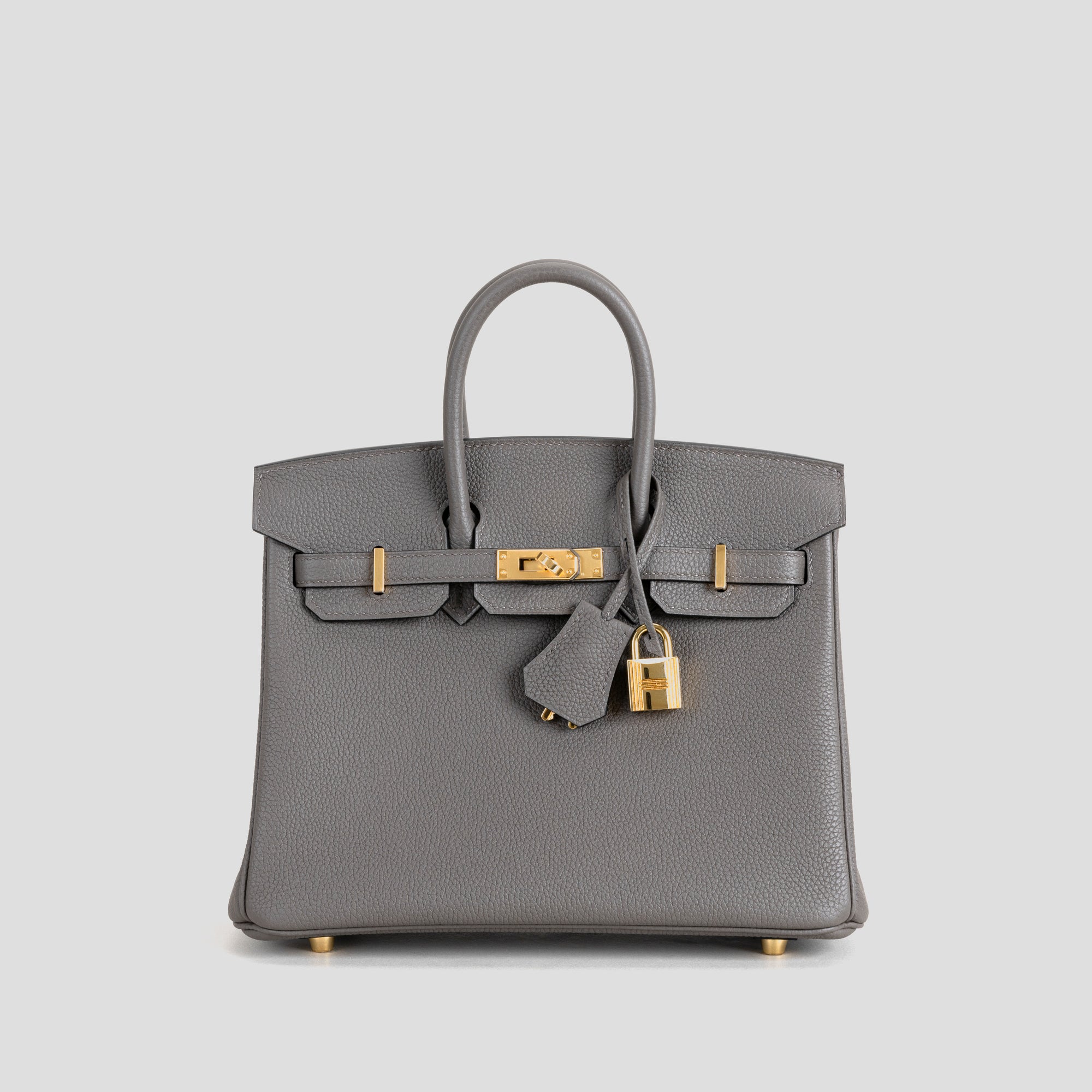 BIRKIN 25 TOGO LEATHER ETAIN WITH GOLD HARDWARE (GHW)