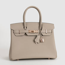 BIRKIN 30 TOGO LEATHER TRENCH WITH ROSE GOLD HARDWARE (RGHW)