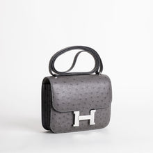 CONSTANCE 18 (MINI) OSTRICH LEATHER ETAIN WITH PALLADIUM HARDWARE (PHW)