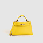 MINI KELLY II (20) EPSOM LEATHER JAUNE DE NAPLES WITH GOLD HARDWARE (GHW)