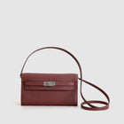 KELLY TO GO EPSOM LEATHER ROUGE H WITH PALLADIUM HARDWARE (PHW)