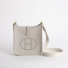 MINI EVELYNE (TPM) CLEMENCE LEATHER BETON WITH GOLD HARDWARE (GHW)