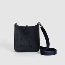 MINI EVELYNE (TPM) CLEMENCE LEATHER BLEU NUIT WITH PALLADIUM HARDWARE (PHW)