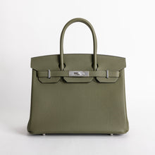 BIRKIN 30 TOGO LEATHER VERT OLIVE WITH PALLADIUM HARDWARE (PHW)