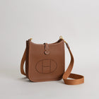 MINI EVELYNE (TPM) CLEMENCE LEATHER GOLD WITH GOLD HARDWARE (GHW)