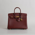 BIRKIN 25 EPSOM LEATHER ROUGE H WITH GOLD HARDWARE (GHW)