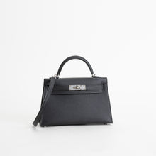 MINI KELLY II (20) EPSOM LEATHER NOIR (BLACK) WITH PALLADIUM HARDWARE (PHW)