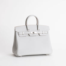 BIRKIN 25 TOGO LEATHER BLEU GLACIER WITH PALLADIUM HARDWARE (PHW)