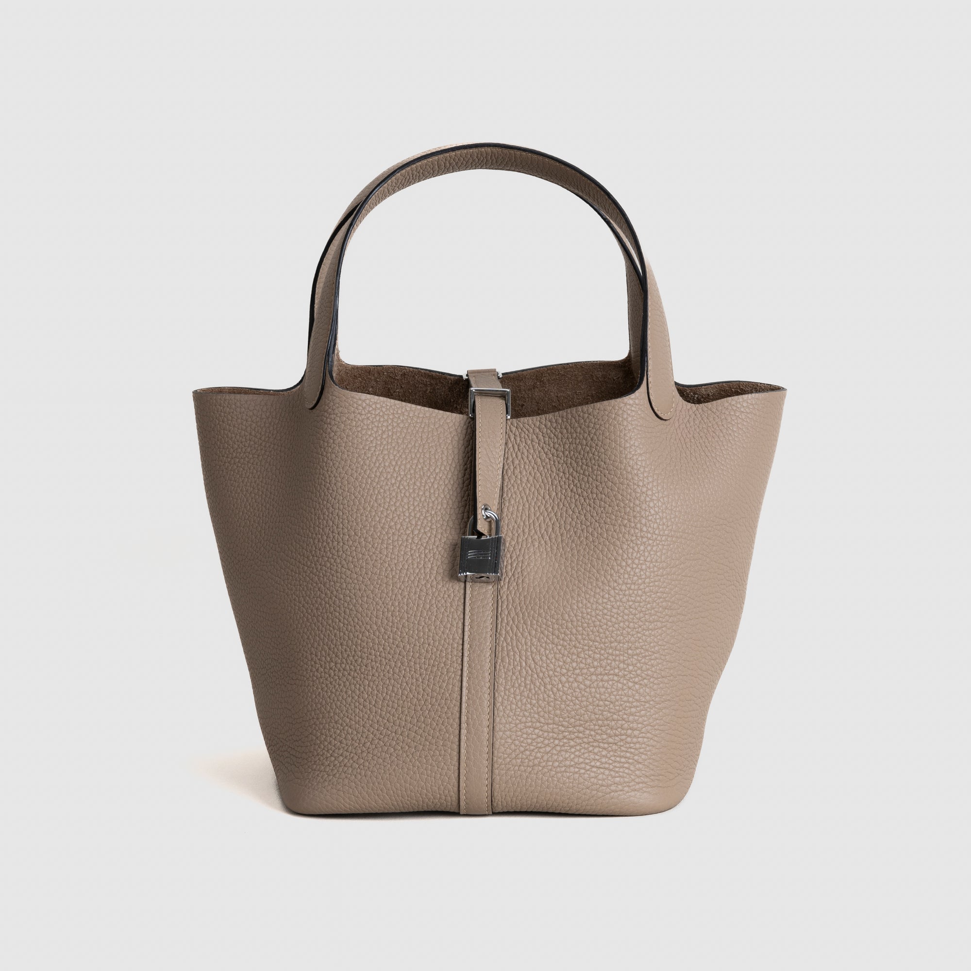 PICOTIN 22 LOCK CLEMENCE LEATHER TRENCH WITH PALLADIUM HARDWARE (PHW)