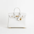 BIRKIN 25 TOGO LEATHER BLANC WITH GOLD HARDWARE (GHW)