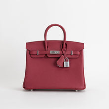 BIRKIN 25 TOGO LEATHER ROUGE GRENAT WITH PALLADIUM HARDWARE (PHW)
